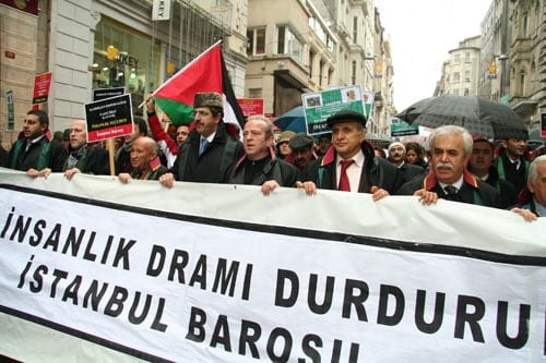 İstanbul Barosu İsrail’İn Gazze Saldırısını Kınadı - 22