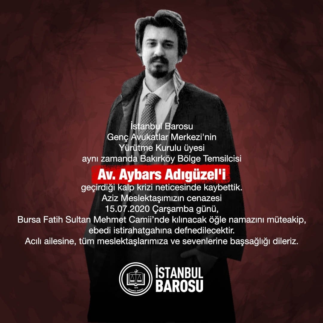Avukat Aybars Adıgüzel (56825) Vefat Etti - 1