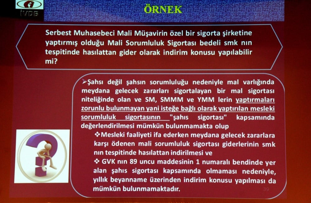 Avukatlar İçin Gelir Vergisi Beyannamesi Düzenlenmesi  ve Defter Beyan Sistemi - 86
