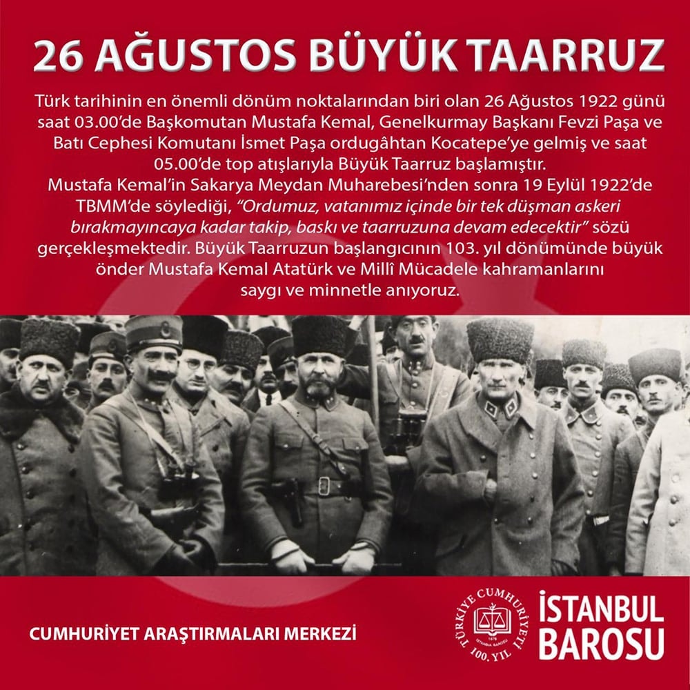 26 Ağustos Büyük Taarruz - 1