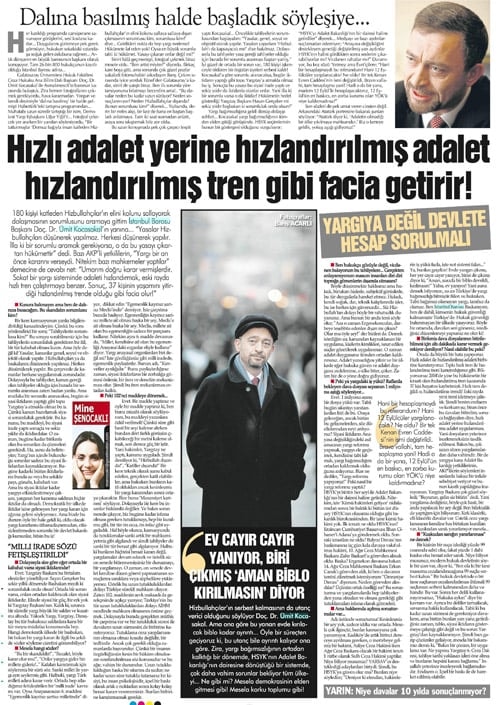 Hızlı Adalet Yerine Hızlandırılmış Adalet Hızlandırılmış Tren Gibi Facia Getirir! 

 - 1