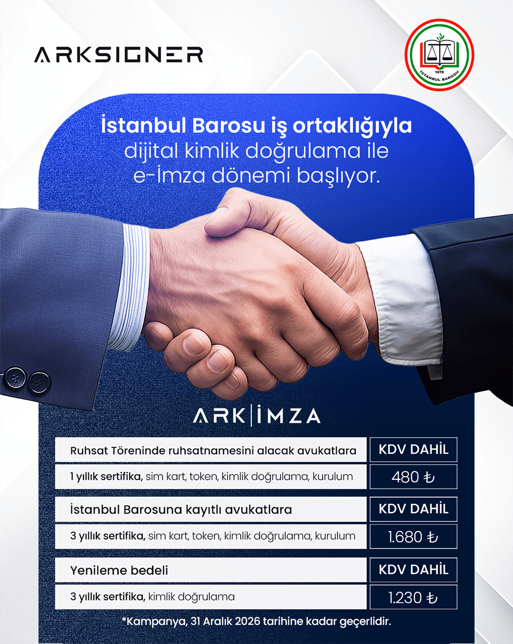 Baromuz ve ARKSIGNER Arasında E-İmza İndirim Protokolü İmzalanmıştır