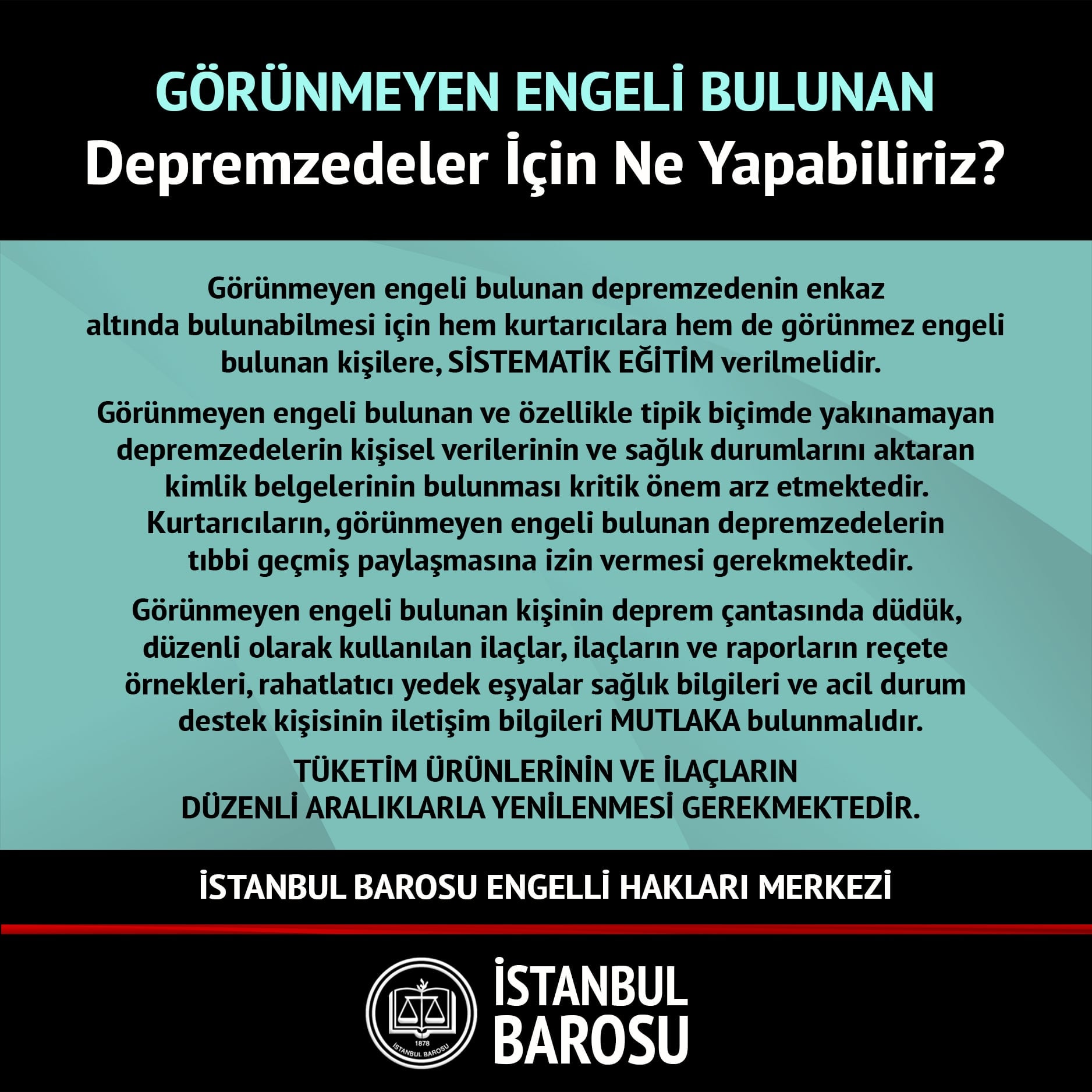 Engelli Depremzedeler İçin Ne Yapabiliriz? - 7