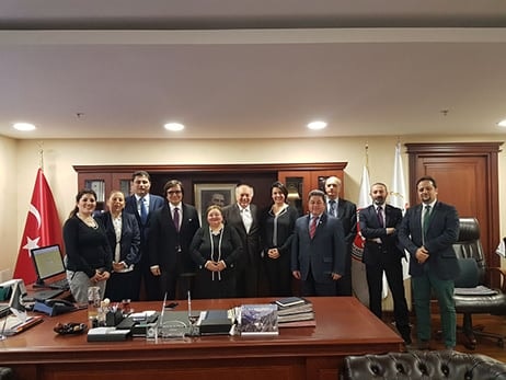 Anadolu Adalet Sarayı Bölge Temsilcilerinin Başsavcı ve Komisyon Başkanı Ziyareti