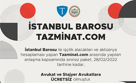 Avukat ve Stajyer Avukatlar için Ücretsiz Tazminat.com Üyeliği