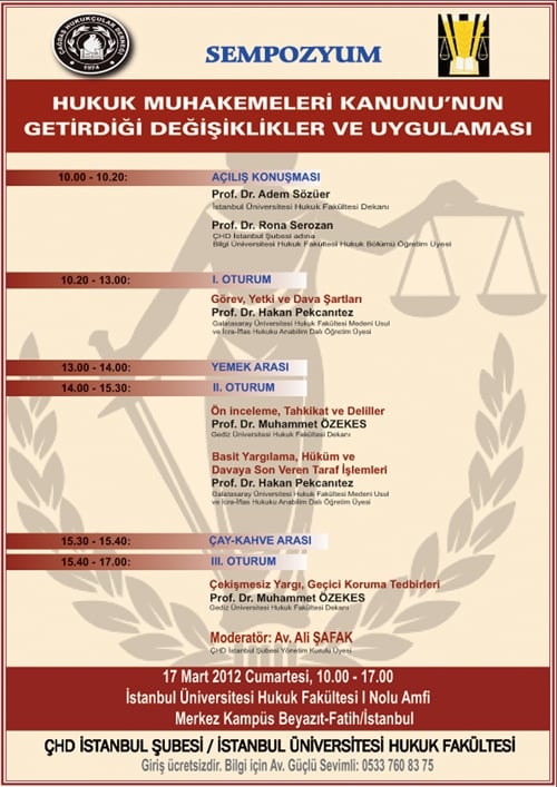 Hukuk Muhakemeleri Kanununun Getirdiği Değişiklikler Ve Uygulaması

 - 1