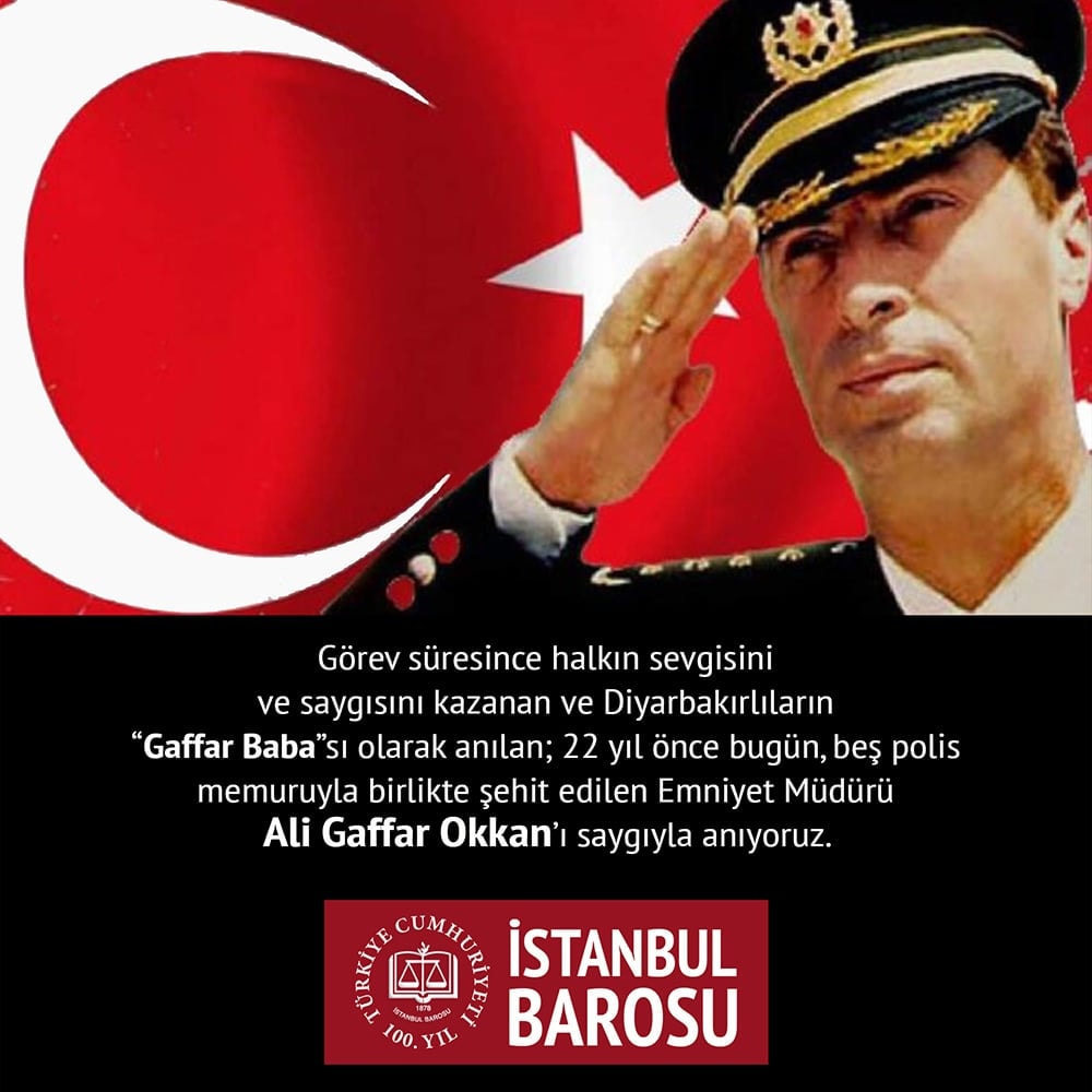 Ali Gaffar Okkan’ı Saygıyla Anıyoruz