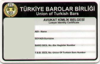 Avukat Kimlikleri Resmi Belgedir.