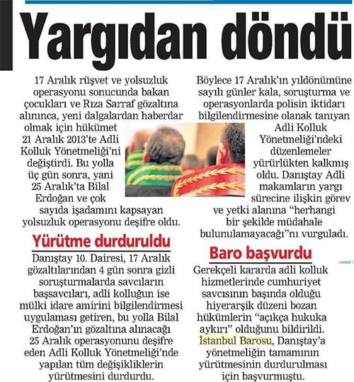 Adli Kolluk Yönetmeliğinde Değişiklik Yapılmasına Dair Yönetmeliğin Yürütmesinin Durdurulmasına Karar Verildi - 4