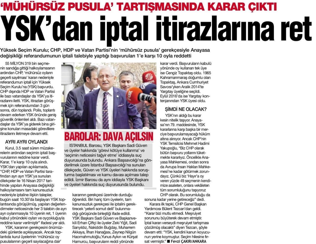 Yüksek Seçim Kurulu Başkan ve Üyeleri Hakkında Suç Duyurusunda Bulunuldu - 3