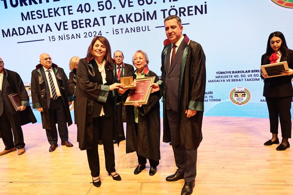 Meslekte 40, 50 ve 60 Yılını Dolduran Meslektaşlarımıza Plaket Verildi - 199