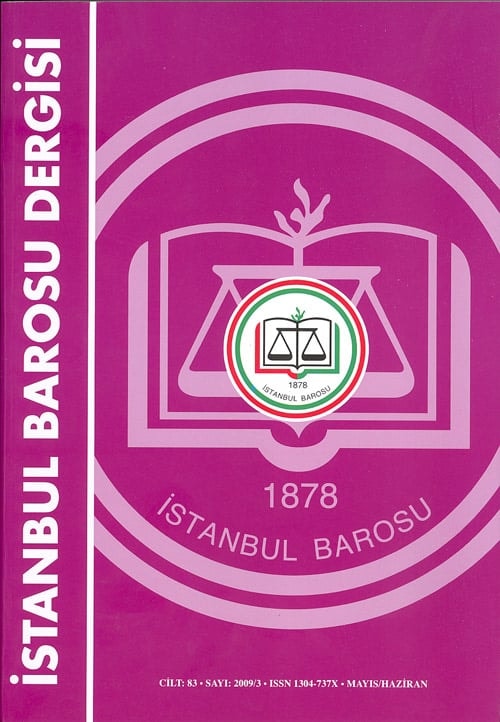 İstanbul Barosu Dergisinin Mayıs - Haziran Sayısı Çıktı - 1