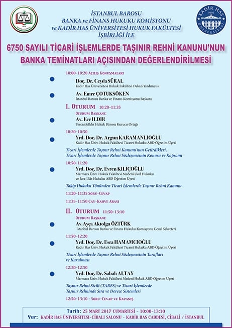 6750 Sayılı Ticari İşlemlerde Taşınır Rehni Kanunu'nun Banka Teminatları Açısıdan Değerlendirilmesi