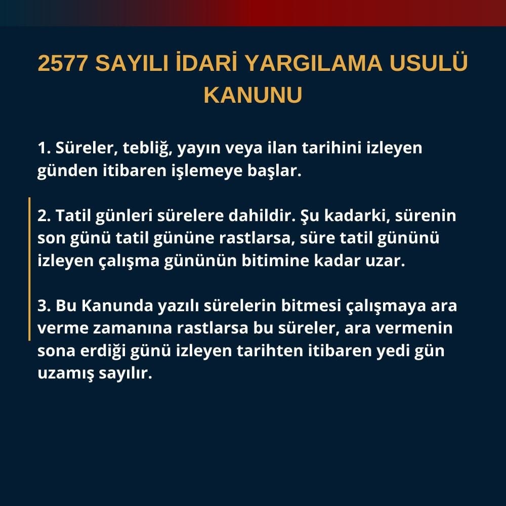 Adli Tatilde Dava ve İşlerin Durumu - 1