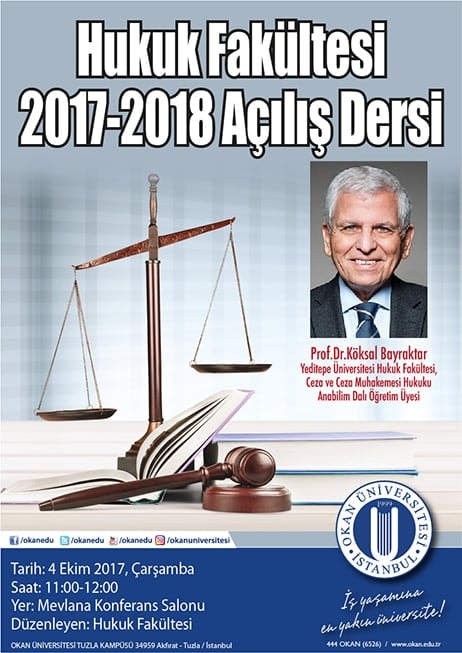 Hukuk Fakültesi 2017-2018 Açılış Dersi