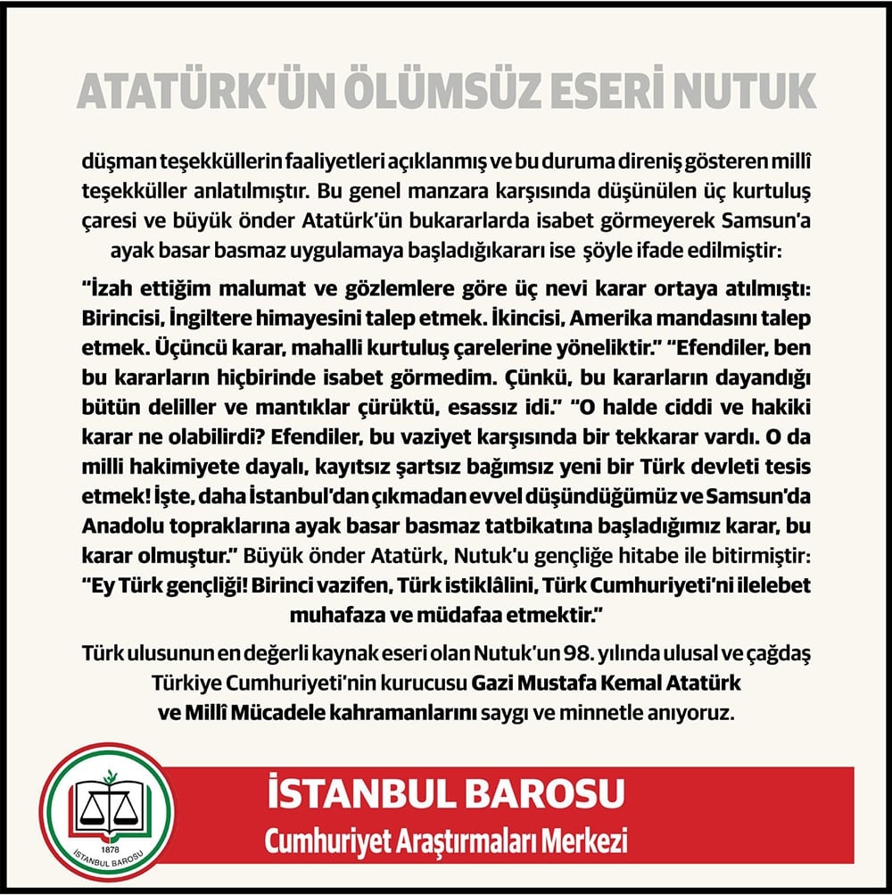 Atatürk’ün Ölümsüz Eseri Nutuk - 3