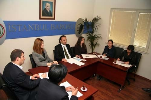 Çin Halk Cumhuriyeti  Hangzhou Kentinden Hukukçular Baromuzu Ziyaret Ettiler

 - 3