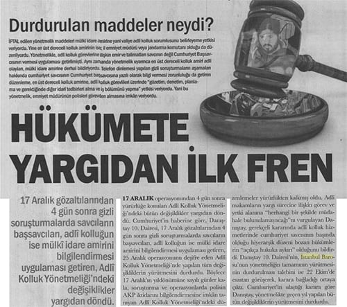 Adli Kolluk Yönetmeliğinde Değişiklik Yapılmasına Dair Yönetmeliğin Yürütmesinin Durdurulmasına Karar Verildi - 5