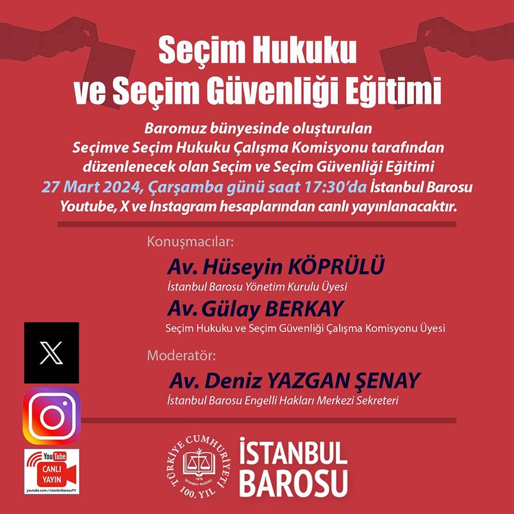 Seçim Hukuku ve Seçim Güvenliği Eğitimi - III
