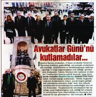 İstanbul Barosu'nun Protestosu Kamuoyunda Geniş Yankı Yarattı - 5