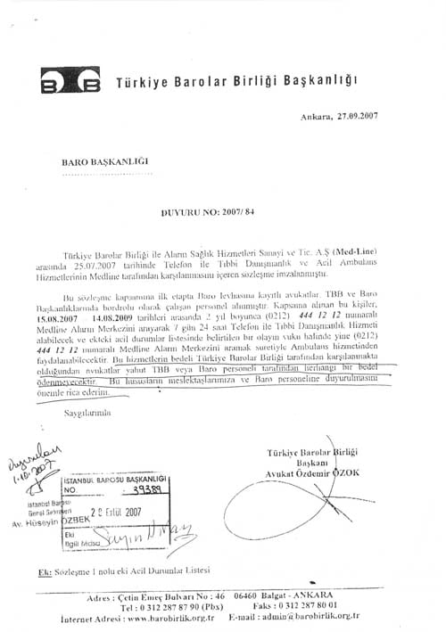 Tbb Ambulans Hizmetleri İçin Medline Firmasıyla Anlaştı - 2