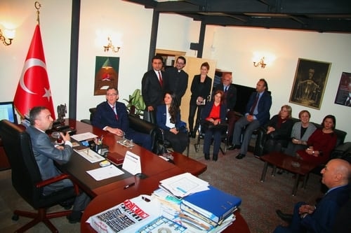 Hollanda İstanbul Başkonsolosu İstanbul Barosu’Nu Ziyaret Etti 

 - 10