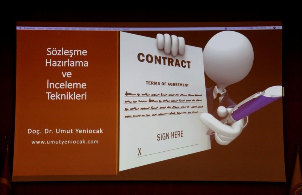 Sözleşme Hazırlama ve İnceleme Teknikleri - 1