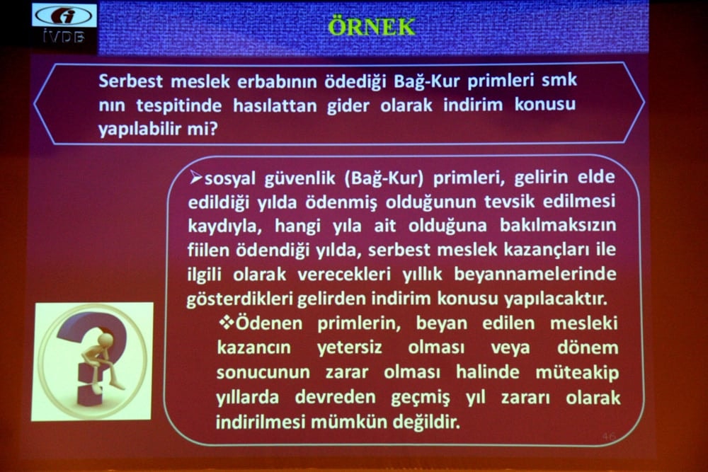 Avukatlar İçin Gelir Vergisi Beyannamesi Düzenlenmesi  ve Defter Beyan Sistemi - 91