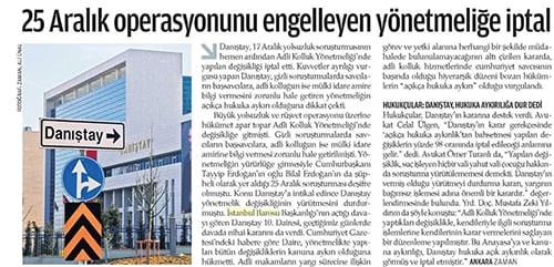 Adli Kolluk Yönetmeliğinde Değişiklik Yapılmasına Dair Yönetmeliğin Yürütmesinin Durdurulmasına Karar Verildi - 7