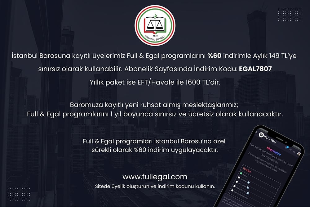 İstanbul Barosu ile  Full & Egal Hukuk Programları Arasında İndirim Anlaşması Yapıldı - 1