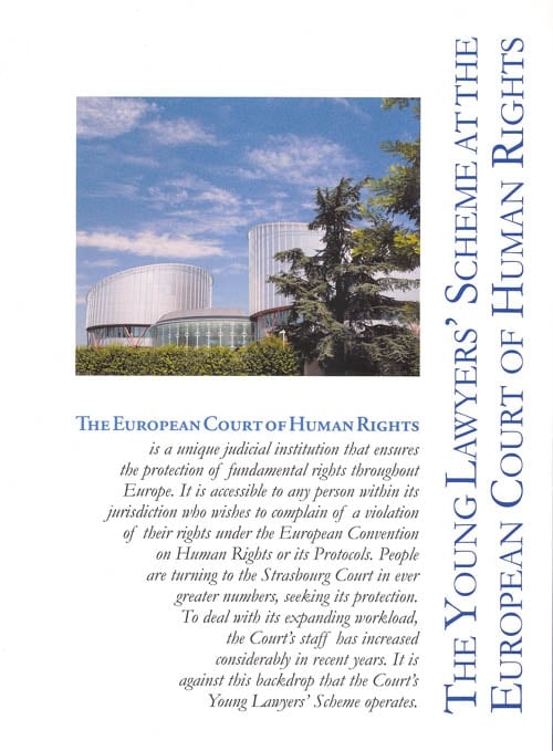 Avrupa İnsan Hakları Mahkemesi Genç Hukukçular Projesi - 1