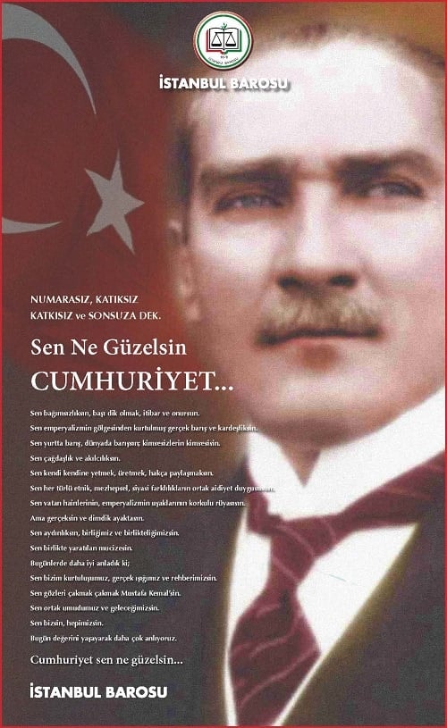 Numarasız, Katıksız... Katkısız Ve Sonsuza Dek... Sen Ne Güzelsin Cumhuriyet...