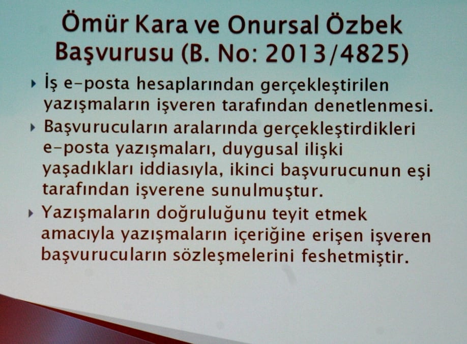 İş Yerinde İşçinin İşveren Tarafından İzlenmesi ve Denetlenmesi - 40