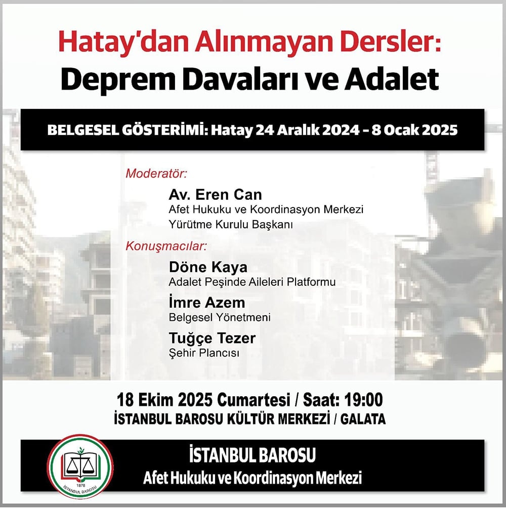 Hatay'dan Alınmayan Dersler: Deprem Davaları ve Adalet
