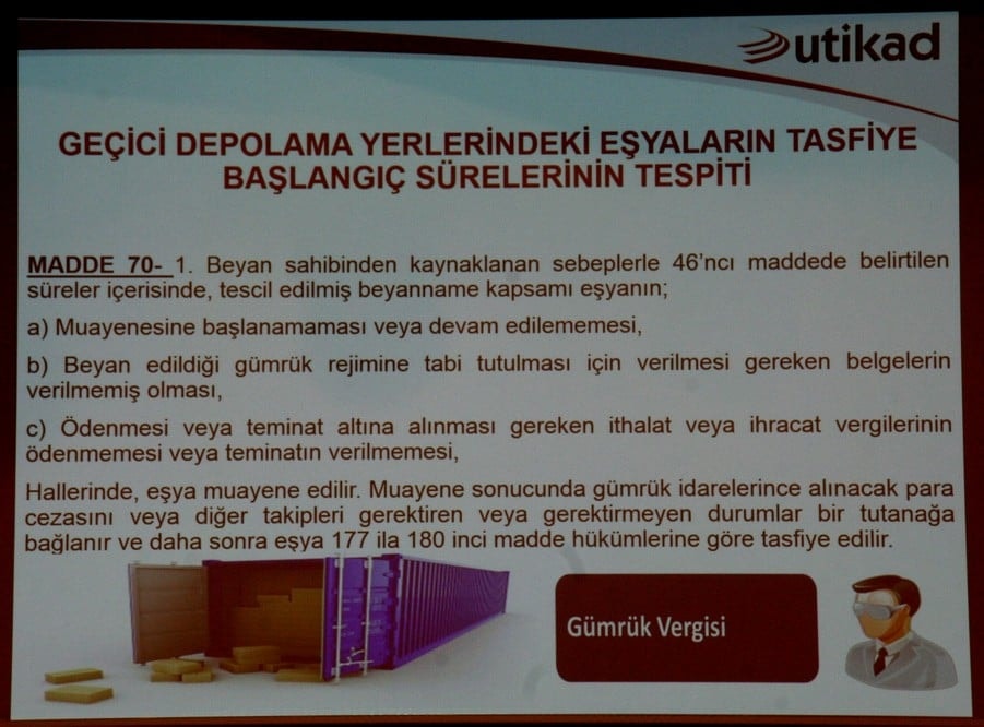Yükün Teslim Alınmaması, Demuraj ve Tasfiye Süreçleri - 73