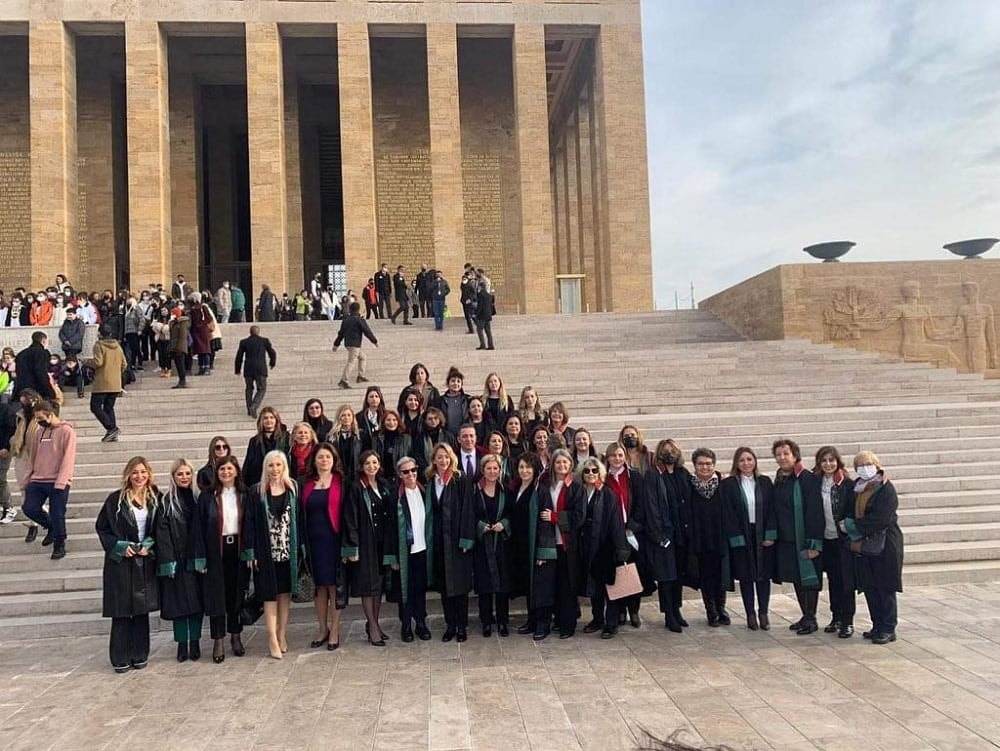 Türkiye Barolar Birliği’nin Yeni Yönetimi Ata’nın Huzurunda - 1