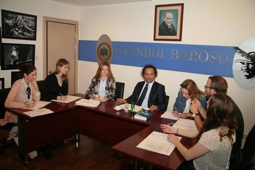 Berlinli Stajyer Avukatlar İstanbul Barosu’Nu Ziyaret Etti
 - 4