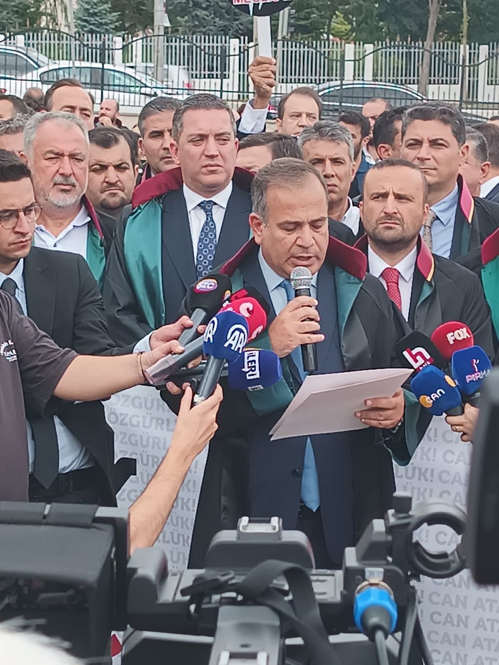 Barolardan AYM Önünde Av. Can Atalay'a Özgürlük Çağrısı - 3