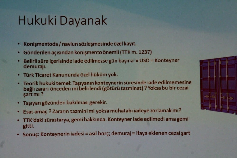 Yükün Teslim Alınmaması, Demuraj ve Tasfiye Süreçleri - 40