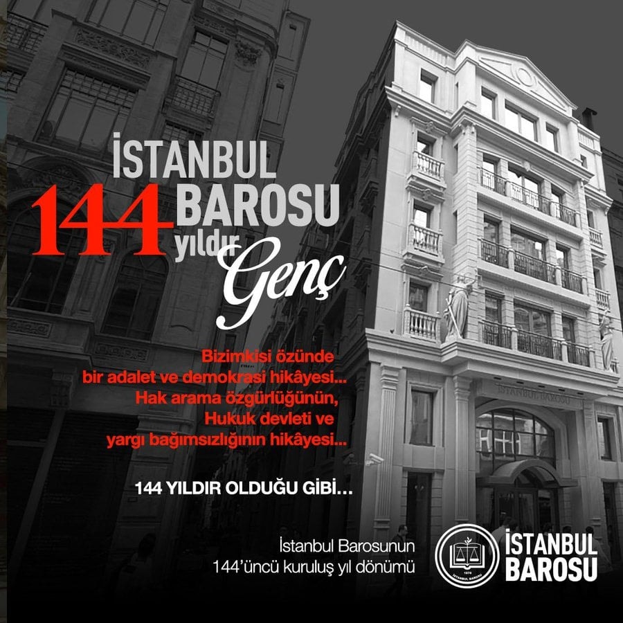 İstanbul Barosu 144 Yıldır Genç