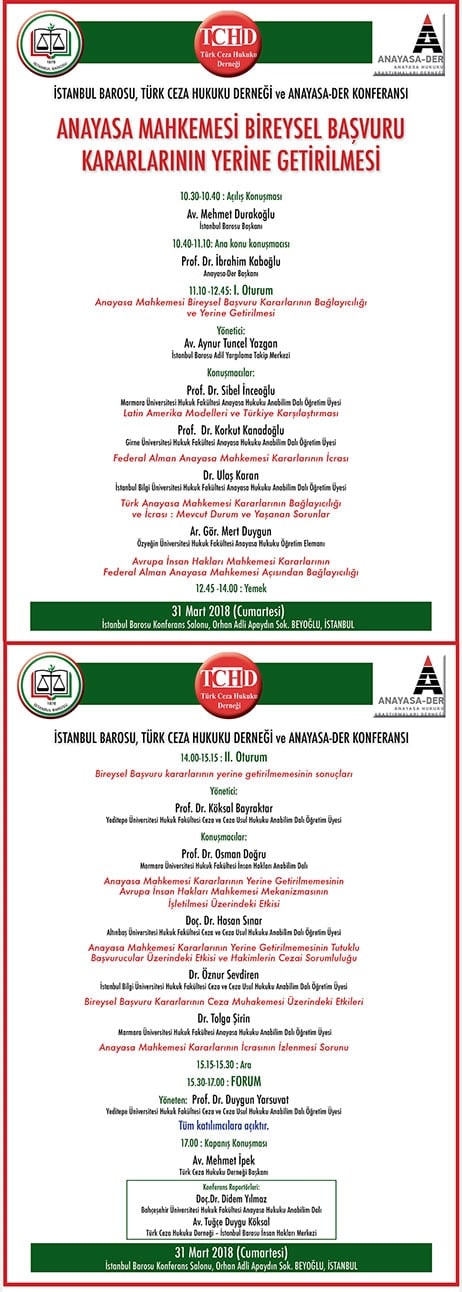 Anayasa Mahkemesi Bireysel Başvuru Kararlarının Yerine Getirilmesi