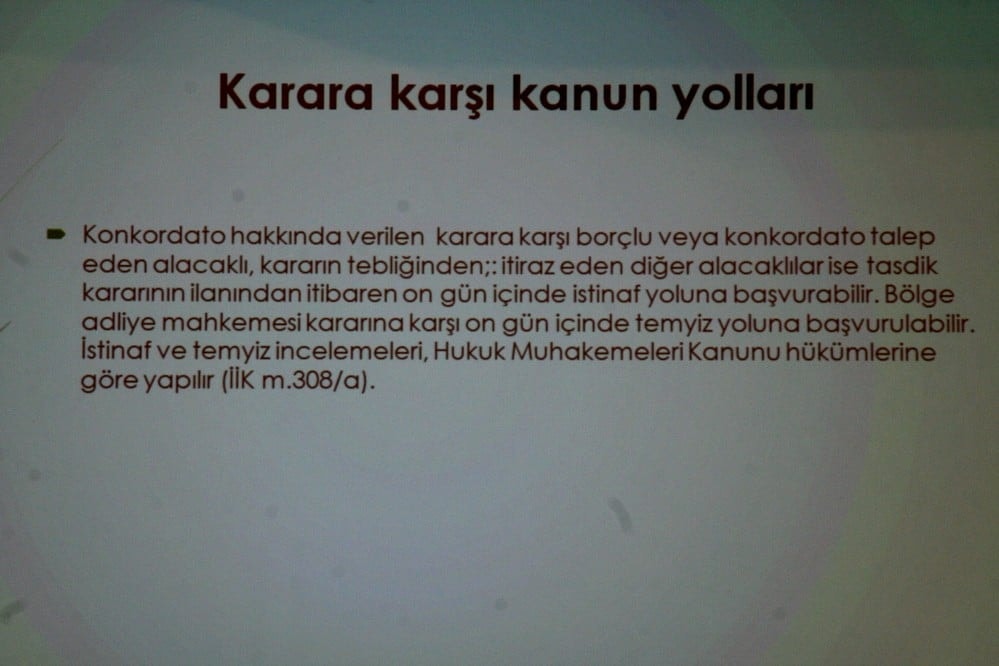 Konkordato Paneli Anadolu Adliyesinde Tekrarlandı - 86