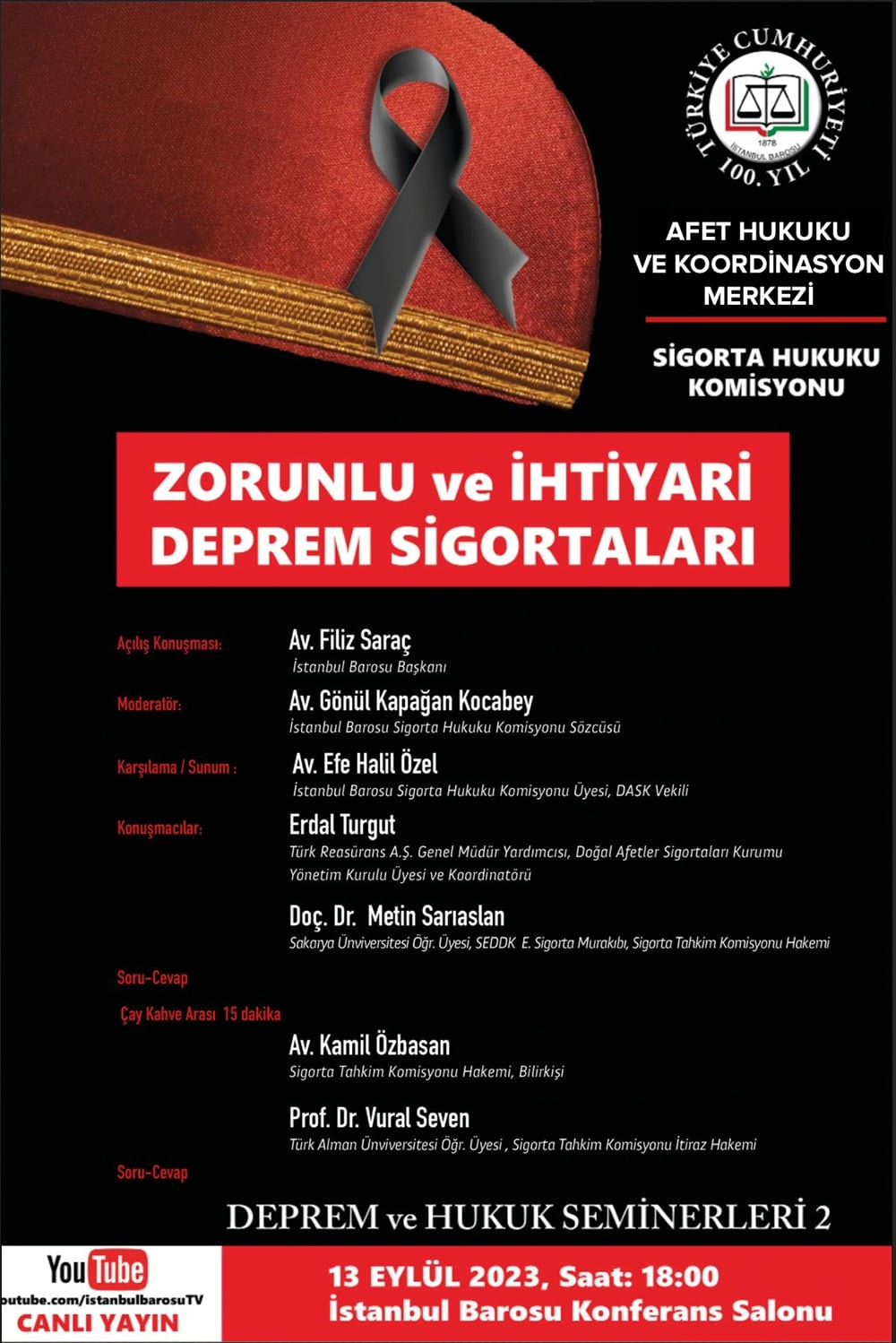 Zorunlu ve İhtiyari Deprem Sigortaları Semineri-2 Yapıldı - 20