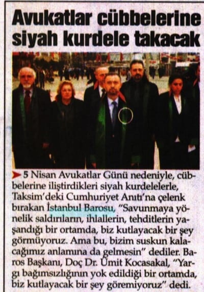 İstanbul Barosu'nun Protestosu Kamuoyunda Geniş Yankı Yarattı - 8