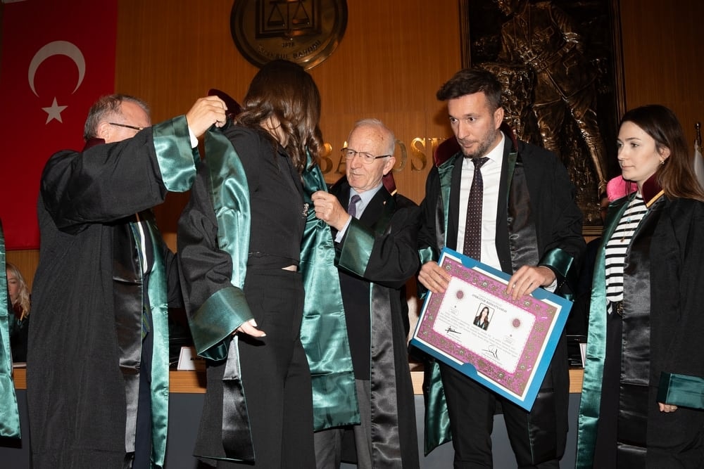 İstanbul Barosu Başkanı Av. Prof. Dr. İbrahim Kaboğlu ve Yönetim Kurulunun İlk Ruhsat Töreni - 7