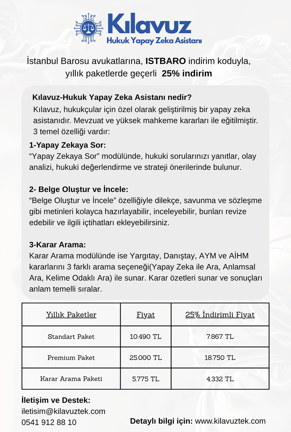 Hukuk Yapay Zeka Asistanı