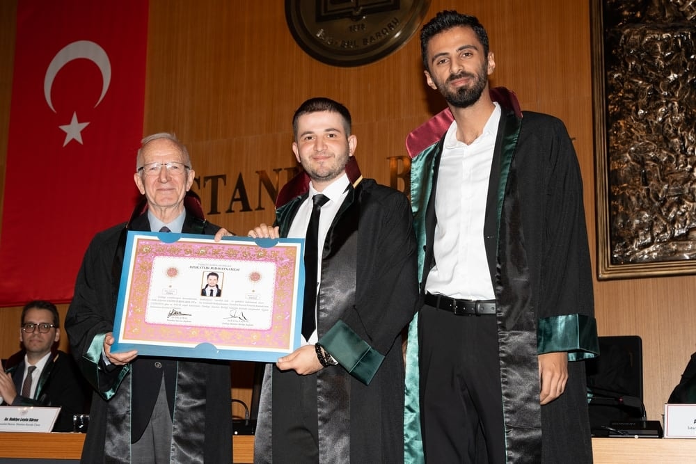 İstanbul Barosu Başkanı Av. Prof. Dr. İbrahim Kaboğlu ve Yönetim Kurulunun İlk Ruhsat Töreni - 4