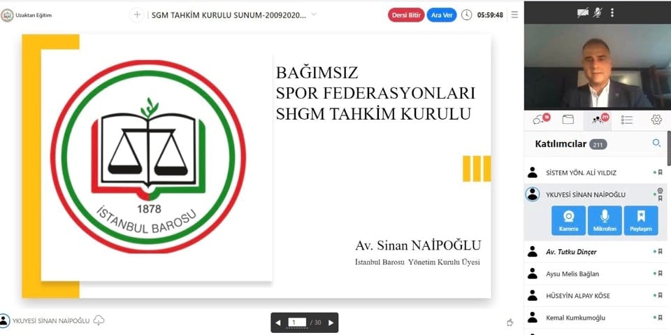 Spor Hukuku Sertifika Programı - 13