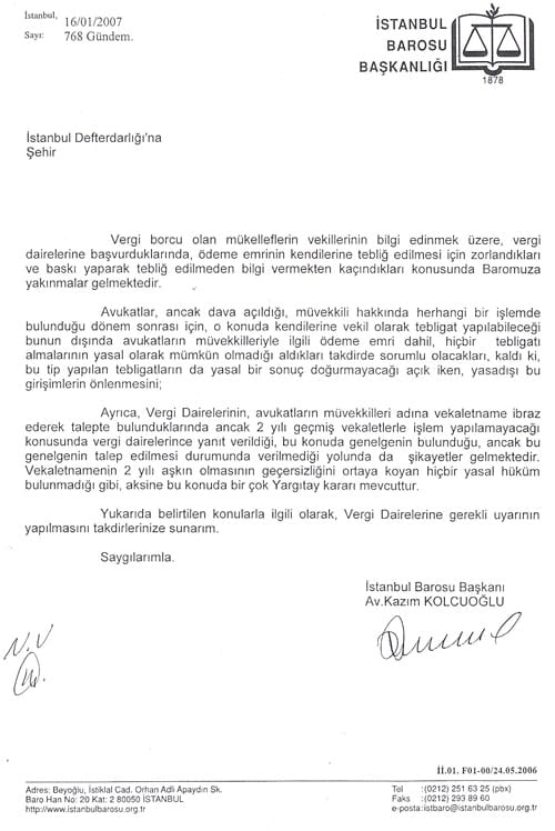 Avukatlara Görevlerinde Zorluk Çıkaran Vergi Dairelerine, Gelir İdaresi Başkanlığından Önemli Uyarılar - 1