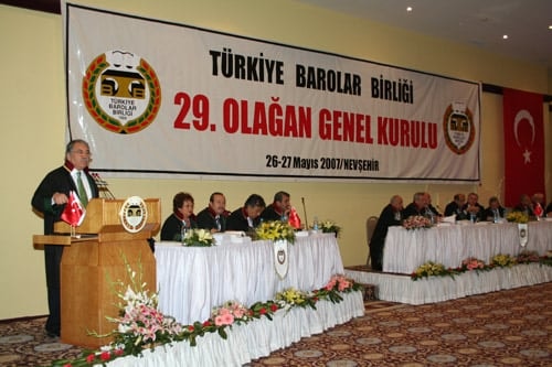 Türkiye Barolar Birliği 29. Olağan Genel Kurulu Nevşehirde Toplandı
